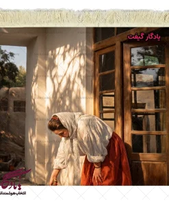 تابلو فرش ماشینی طرح آثار ایرانی دختر روستایی کد i72 - یادگار گیفت