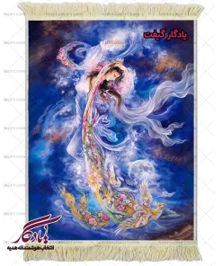 تابلو فرش ماشینی طرح منیاتور تمنا کد mi80 - یادگار گیفت