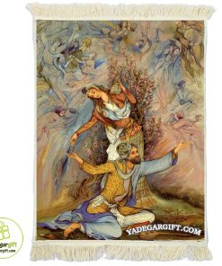 تابلو فرش ماشینی طرح منیاتور تمنای بخشایش کد mi79 - یادگار گیفت