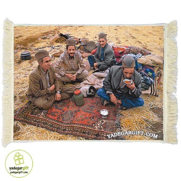 تابلو فرش زندگی عشایر کد 1038
