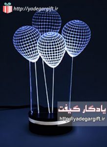 چراغ خواب سه بعدی طرح بادکنک