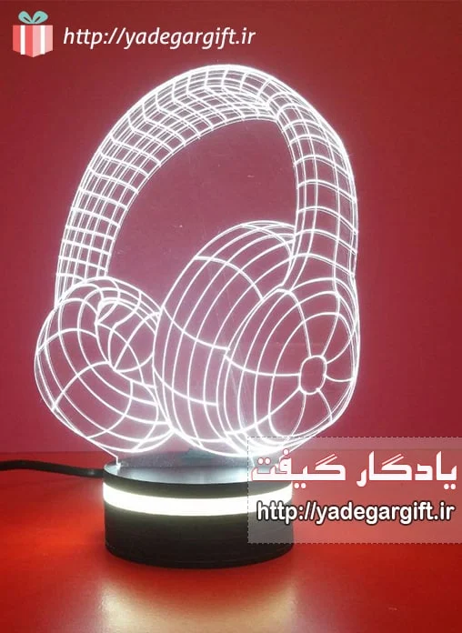 چراغ خواب سه بعدی بالبینگ طرح هدفون