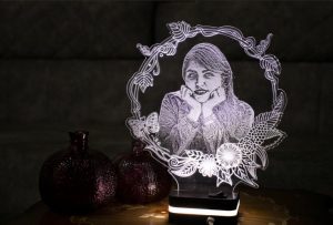 چراغ خواب سه بعدی (بالبینگ) طرح گاردن