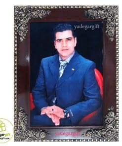 قاب تابلو فرش چوبی یک لب نوار - یادگار گیفت