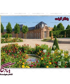 تابلو فرش منظره نمای کاخ کد m28 - یادگار گیفت