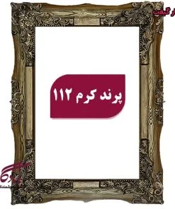 قاب چوبی تابلو فرش پرند کرم - یادگار گیفت