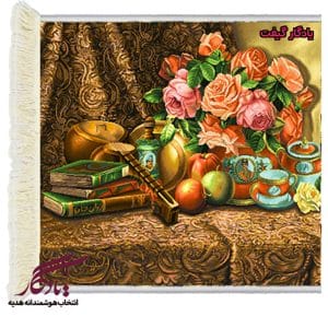 تابلوفرش گل و گیتار کد g163-1