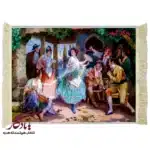 تابلو فرش رقص عاشقی کد i16