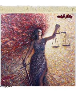 تابلو فرش مدرن طرح الهه نمسیس کد md03 - یادگار گیفت