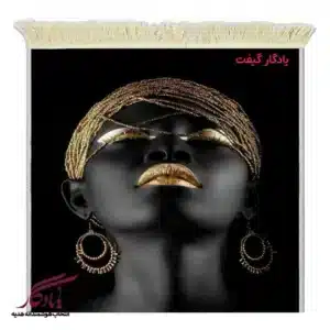 تابلوفرش مدرن ملکه سیاهی کد md08-1