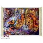 تابلو فرش مینیاتور طرح بی نهایت کد mi07