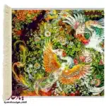 تابلوفرش مینیاتور ققنوس کد mi02-1