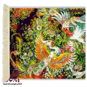 تابلوفرش مینیاتور ققنوس کد mi02-1