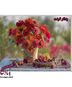 تابلو فرش گل کوکب آهاری کد g06