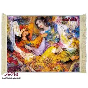تابلو فرش مینیاتور طرح لیلی و مجنون کد mi01