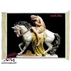 تابلو فرش ماشینی طرح تندیس نجیب برهنه کد t02