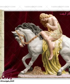 تابلو فرش ماشینی طرح تندیس نجیب برهنه3 کد t11 - یادگار گیفت