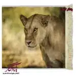 تابلوفرش ماشینی طرح حیوانات ماده شیر کد h23-1