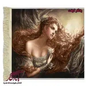 تابلوفرش ماشینی طرح دوشیزه غرق در رؤیا کد d08-1