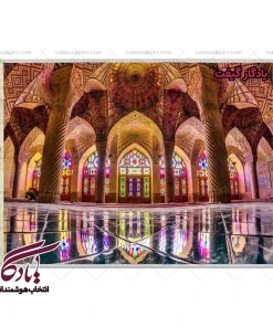 تابلو فرش ماشینی طرح مسجد نصیرالملک شیراز2 کد am08 - یادگار گیفت