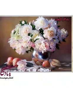 تابلو فرش ماشینی طرح گل های آلاله کد g17 - یادگار گیفت