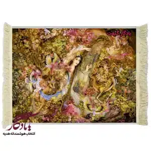 تابلو فرش مینیاتور طرح آوای عشق کد mi13