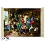 تابلو فرش طرح فرانسوی کانون خانواده کد F29