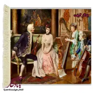 تابلوفرش طرح فرانسوی گروه موزیک کد F33-1