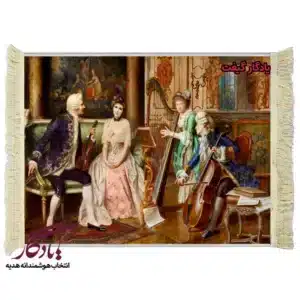 تابلو فرش طرح فرانسوی گروه موزیک کد F33