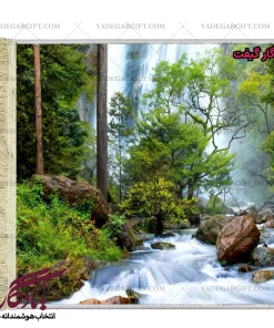 تابلو فرش ماشینی طرح منظره آبشارهای تایلند کد m43 - یادگار گیفت