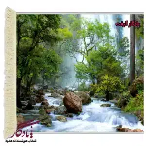 تابلو فرش ماشینی طرح منظره آبشارهای تایلند کد m43-1