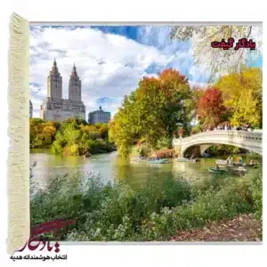 تابلو فرش ماشینی طرح منظره سنترال پارک کد m41-1