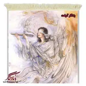 تابلوفرش ماشینی طرح مینیاتور امیدواری کد mi25-1