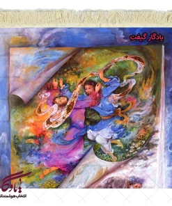 تابلو فرش ماشینی طرح مینیاتور تقویم زندگی کد mi23 - یادگار گیفت