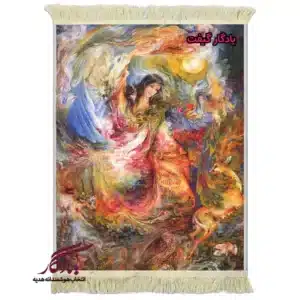 تابلو فرش ماشینی طرح مینیاتور مهرورزی کد mi29