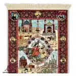 تابلو فرش ماشینی طرح ایرانی چهارفصل کد i86-1