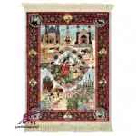 تابلو فرش ماشینی طرح ایرانی چهارفصل کد i86