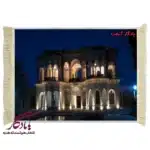 تابلو فرش ماشینی طرح باغ شاهزاده ماهان کد am30