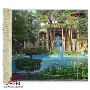تابلو فرش ماشینی طرح کاخ 8 بهشت کد am12-1