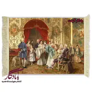 تابلو فرش ماشینی طرح فرانسوی نو رسیده کد F58