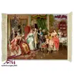 تابلو فرش ماشینی طرح فرانسوی جشن عروسی کد f75