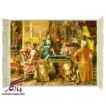 تابلو فرش ماشینی طرح فرانسوی پاسوربازان کد f82