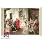 تابلو فرش ماشینی طرح فرانسوی گروه موزیک2 کد f98