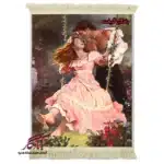 تابلو فرش ماشینی طرح فرانسوی روشن تر از خورشید کد f156