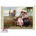 تابلو فرش ماشینی طرح فرانسوی نجوای عاشقی کد f137