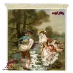 تابلو فرش ماشینی طرح فرانسوی پیمان عاشقی کد f162-1