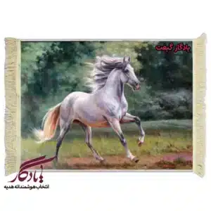 تابلو فرش ماشینی طرح حیوانات زیبای مرغزار کد h44