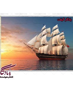 تابلو فرش ماشینی طرح منظره بادبان های برافراشته کد m92 - یادگار گیفت