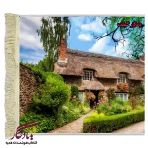 تابلو فرش ماشینی طرح منظره روستایی در رتنبورک کد m62-1