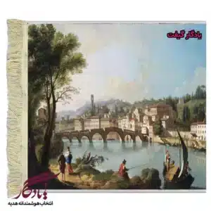تابلو فرش ماشینی طرح منظره ورونا ایتالیا کد m103-1